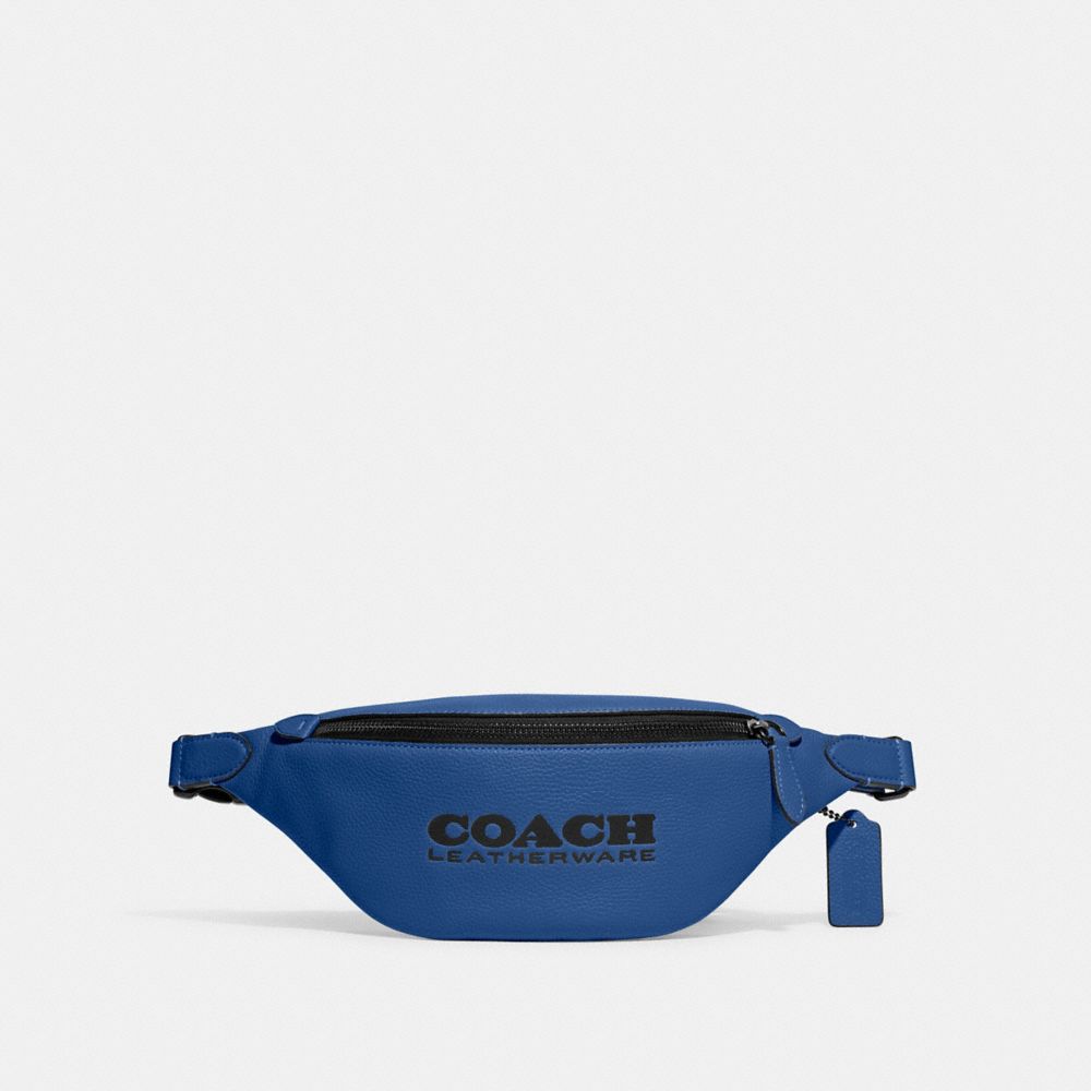 COACH®,CHARTER BELT BAG 7,Pebbled Leather,Small,,Front View