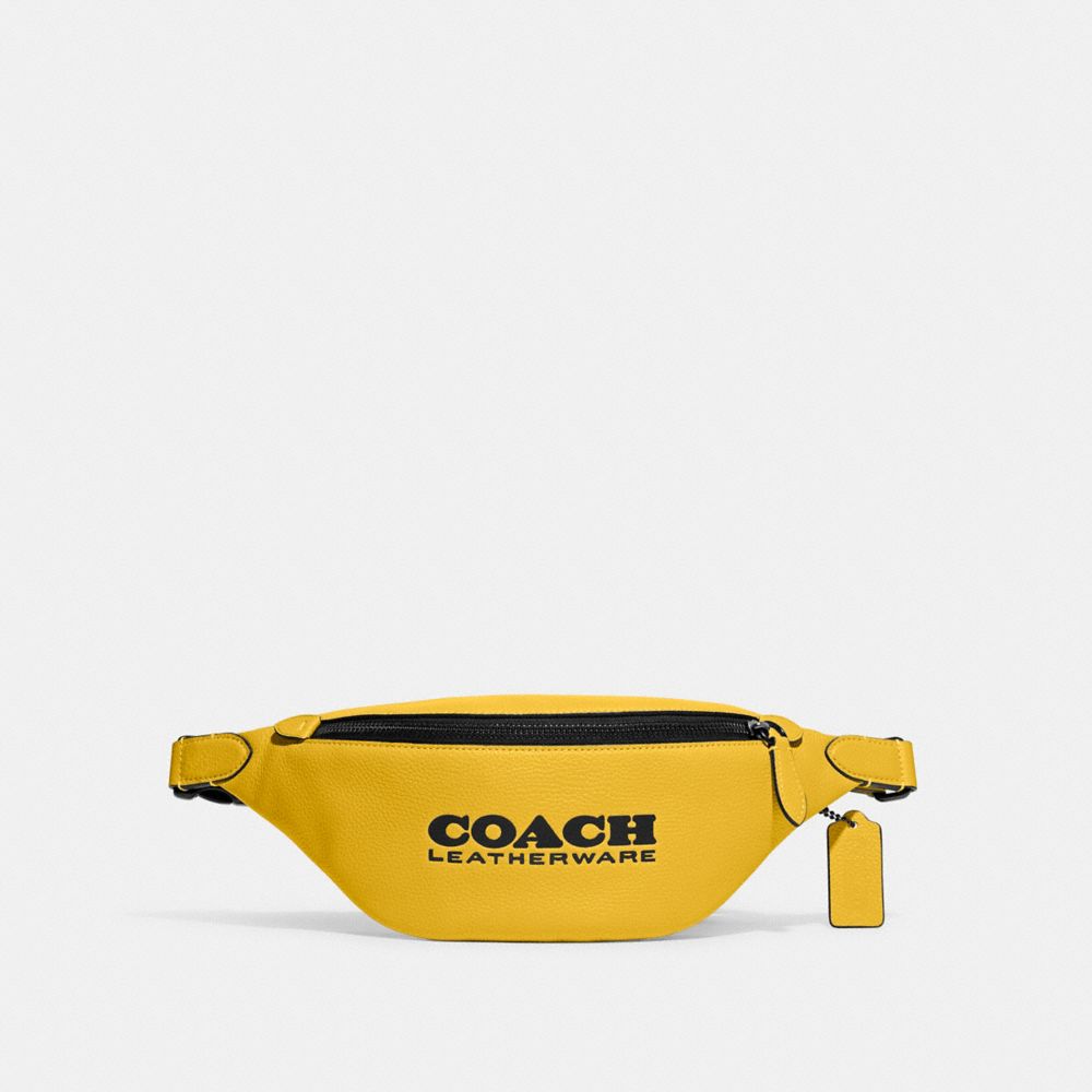 COACH®,CHARTER BELT BAG 7,Pebbled Leather,Small,