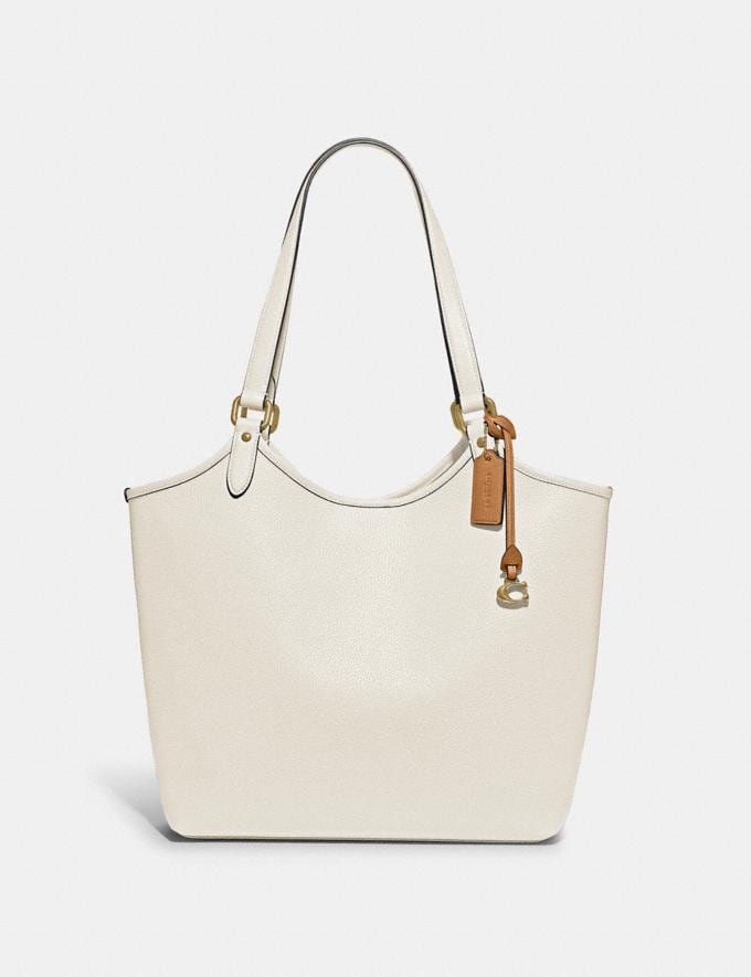 Coach Day Tote B4/Chalk New Women's New Arrivals Bags  