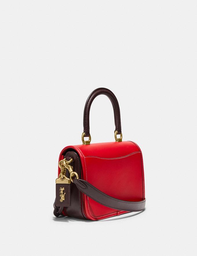 Coach Rogue Top Handle in Colorblock B4/Candy Apple Multi Translations BF translations retail and outlet Alternate View 1