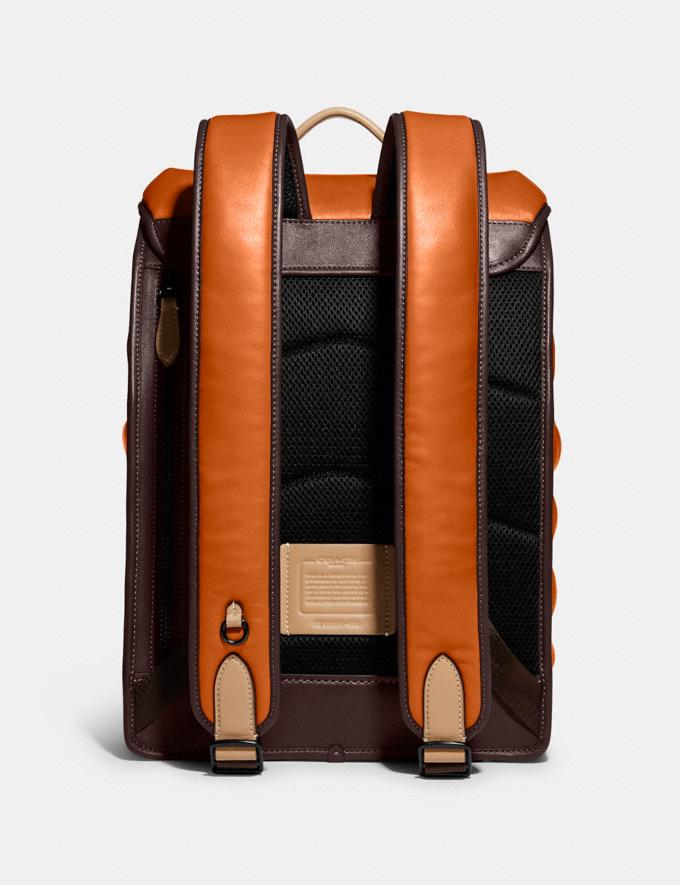 Coach League Flap Backpack With Quilting Ji/Canyon/Dark Teak DEFAULT_CATEGORY Alternate View 2