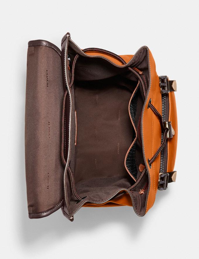 Coach League Flap Backpack With Quilting Ji/Canyon/Dark Teak DEFAULT_CATEGORY Alternate View 3