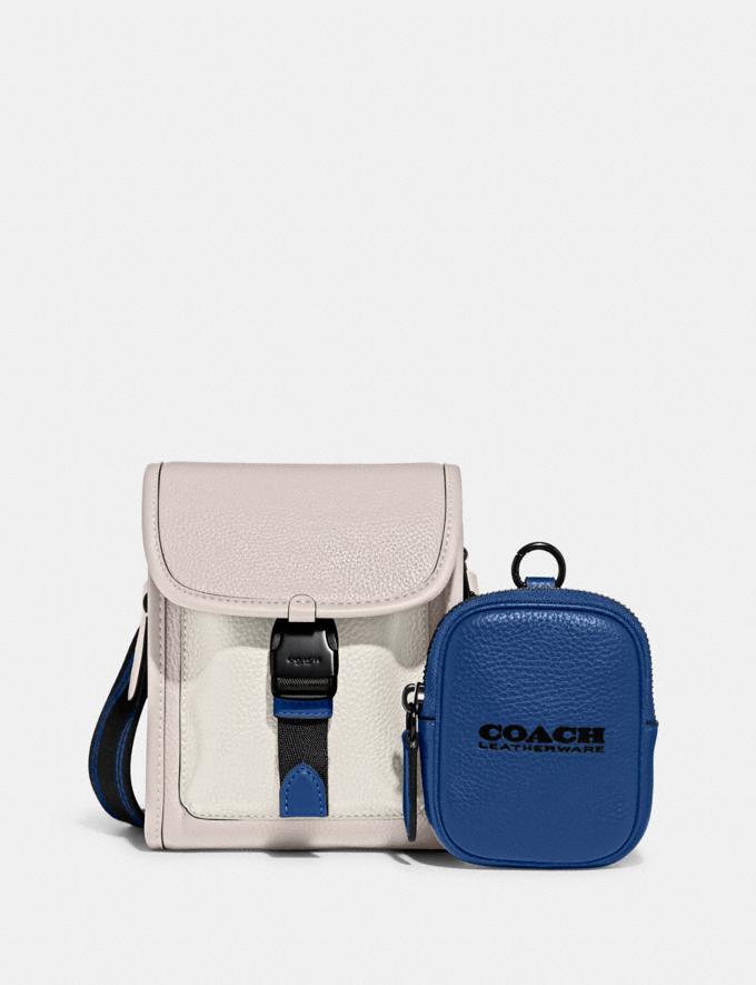 Coach Charter North/South Crossbody With Hybrid Pouch in Colorblock Steam Multi DEFAULT_CATEGORY  