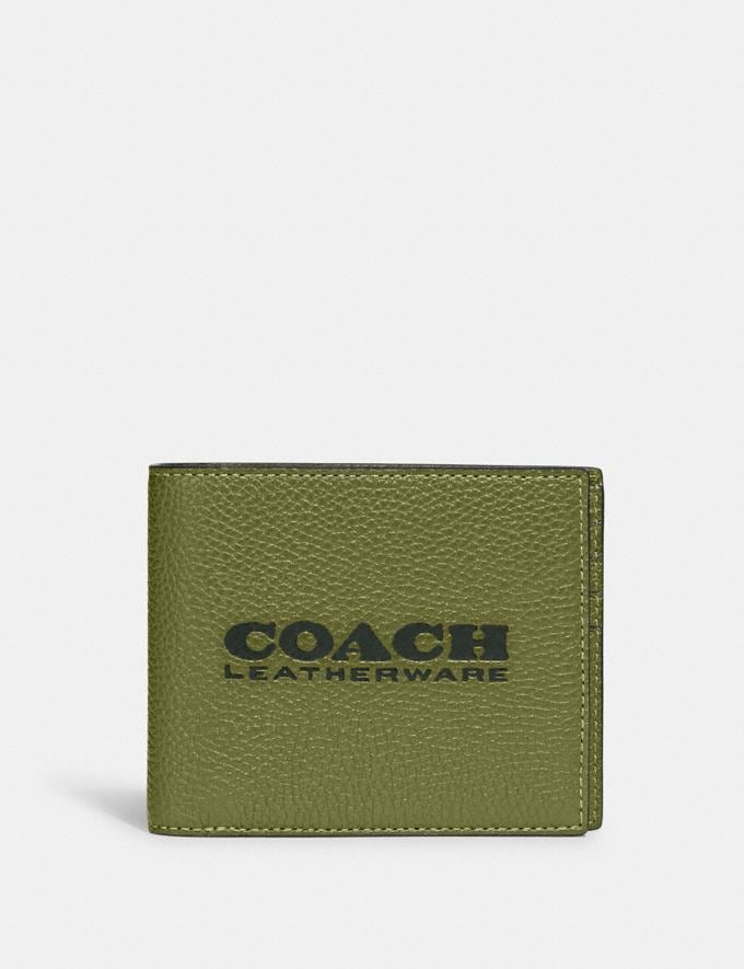 Coach Portefeuille 3 En 1 Vert Olive/Vert Amazone CATÉGORIE_PAR_DÉFAUT  