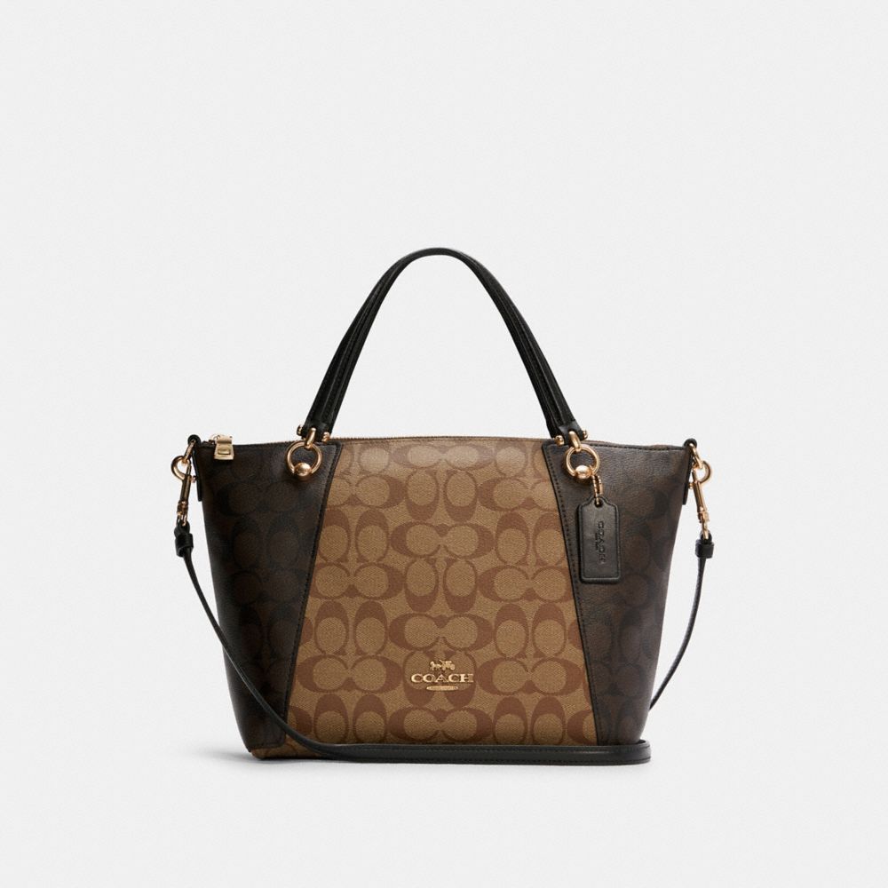 KACEY SATCHEL AUS SIGNATURE-CANVAS IN BLOCKFARBEN
