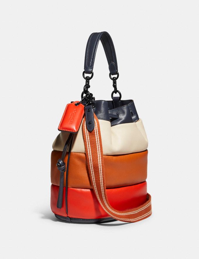 Coach Field Bucket Bag With Colorblock Quilting and Coach Badge V5/Multi DEFAULT_CATEGORY Alternate View 1