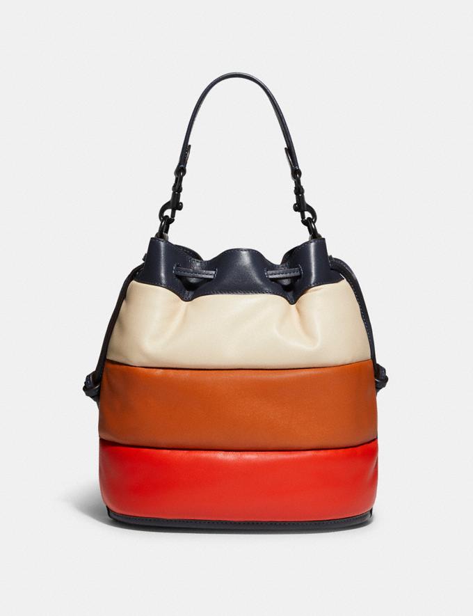 Coach Field Bucket Bag With Colorblock Quilting and Coach Badge V5/Multi DEFAULT_CATEGORY Alternate View 2