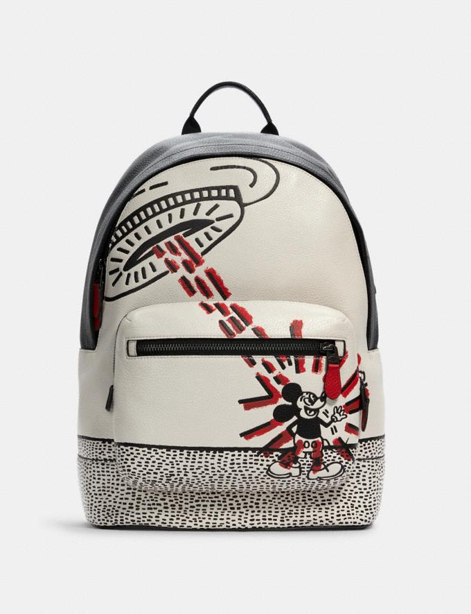 COACH: Disney Mickey Mouse X Keith Haring West Backpack