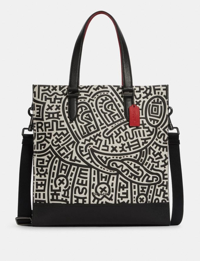 COACH: Disney Mickey Mouse X Keith Haring Graham Structured Tote
