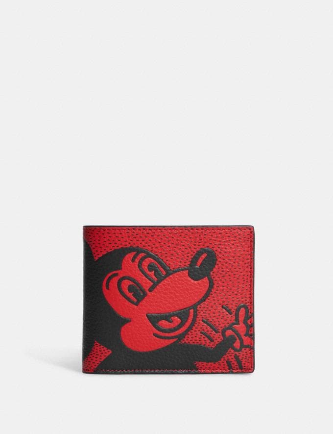COACH: Disney Mickey Mouse X Keith Haring 3-in-1 Wallet