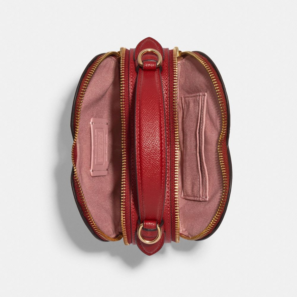 COACH Heart Crossbody In Colorblock