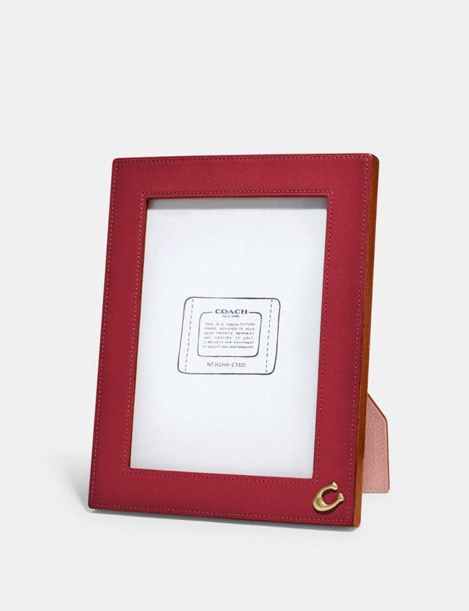 Coach Picture Frame Brick Red Pink DEFAULT_CATEGORY  