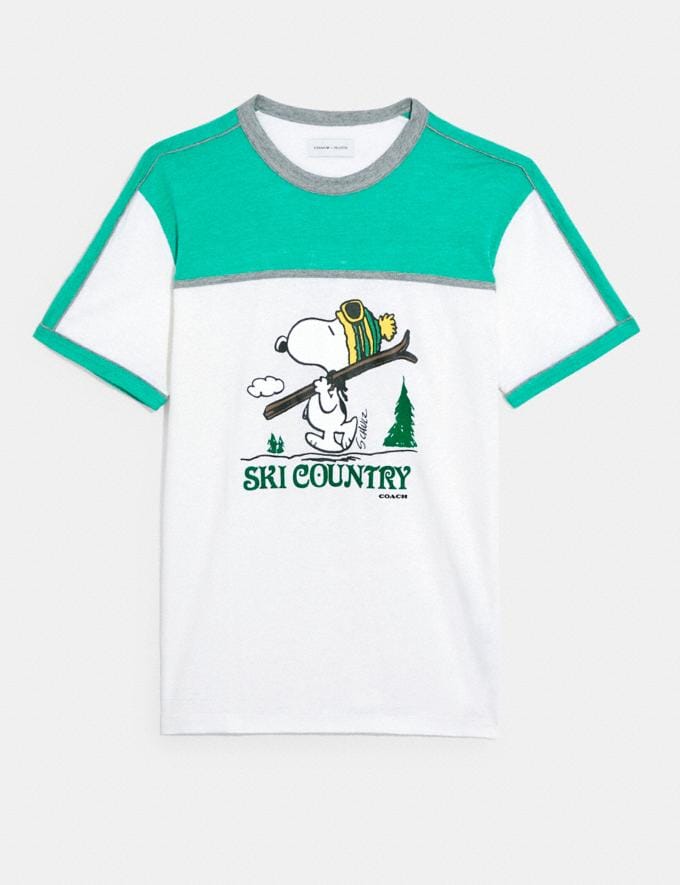 Coach Coach X Peanuts Snoopy T-Shirt Cream Multi Translations 12.1 Retail translations  