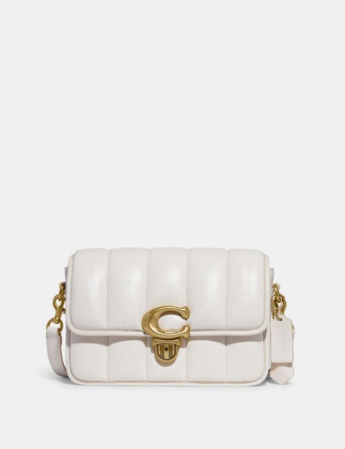 Coach Studio Shoulder Bag With Quilting B4/Chalk Translations BF translations retail and outlet  
