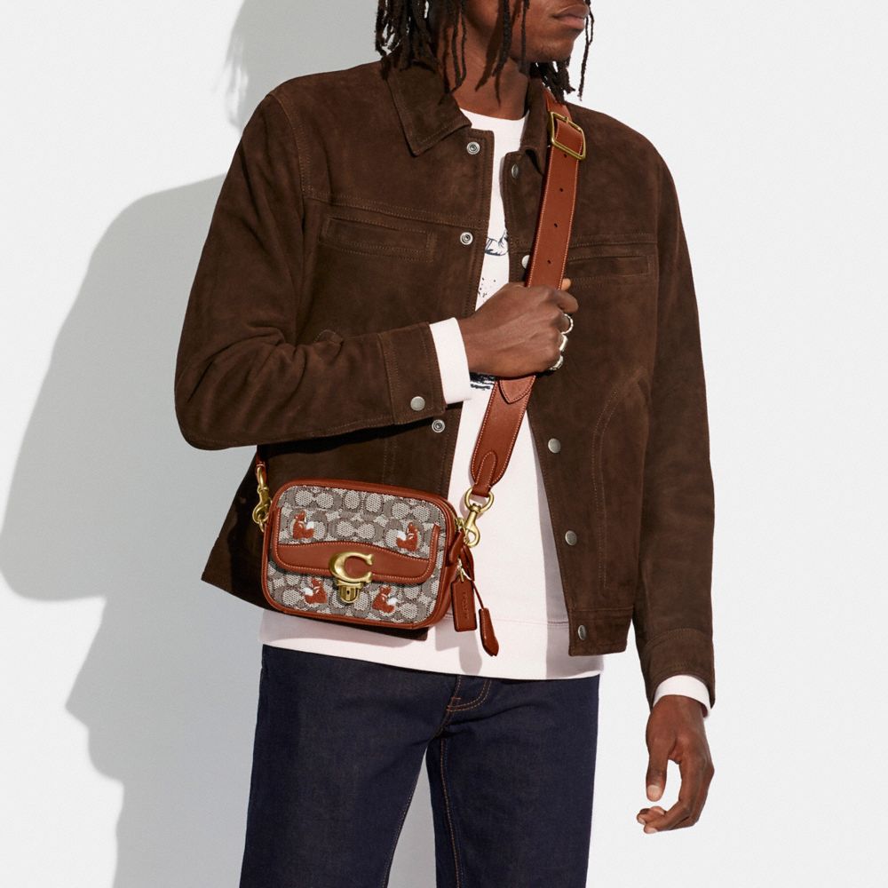 COACH Studio Camera Bag 18 In Signature Textile Jacquard With Creatures