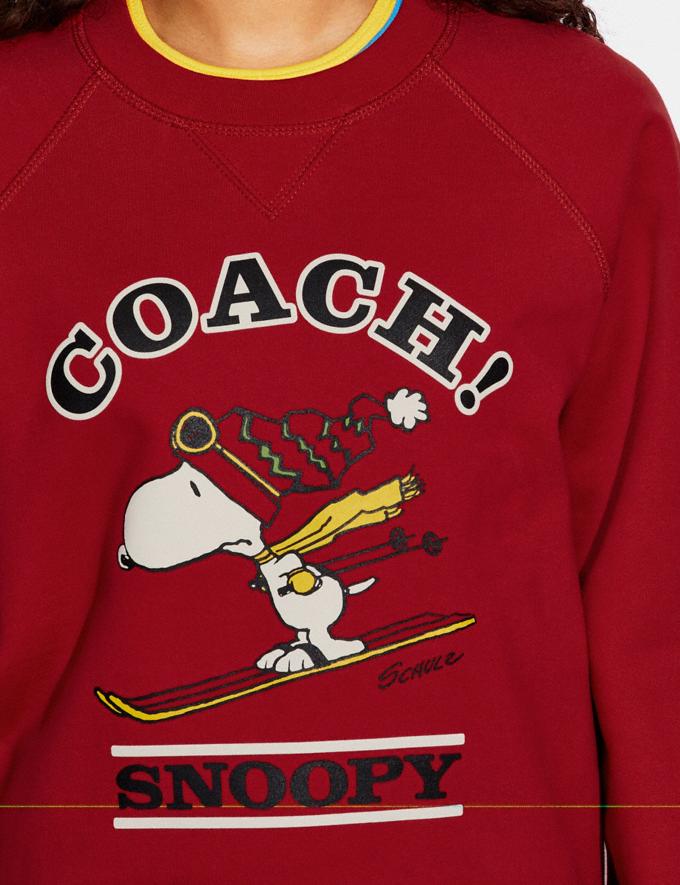 Coach Coach X Peanuts Snoopy Sweatshirt Red. Translations 12.1 Retail translations Alternate View 3