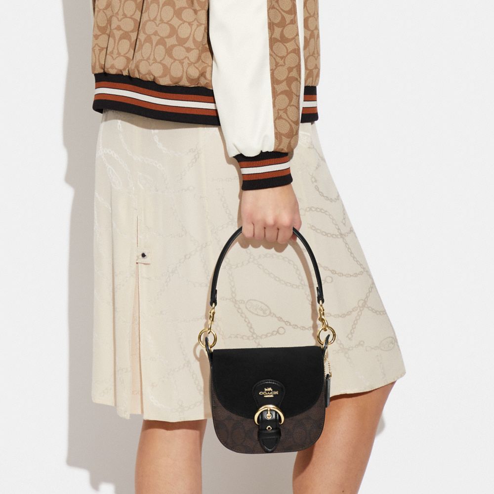 COACH Kleo Shoulder Bag 17 In Signature Canvas