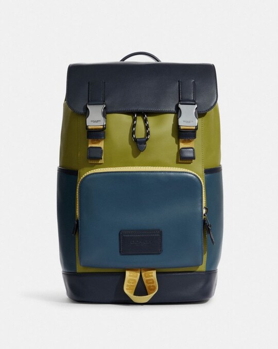 TRACK BACKPACK IN COLORBLOCK WITH COACH