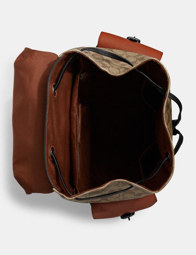 HUDSON BACKPACK IN COLORBLOCK SIGNATURE CANVAS