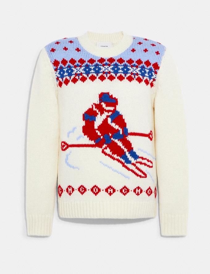 Coach Ski Fair Isle Knit Sweater Cream. Translations 12.1 Retail translations  