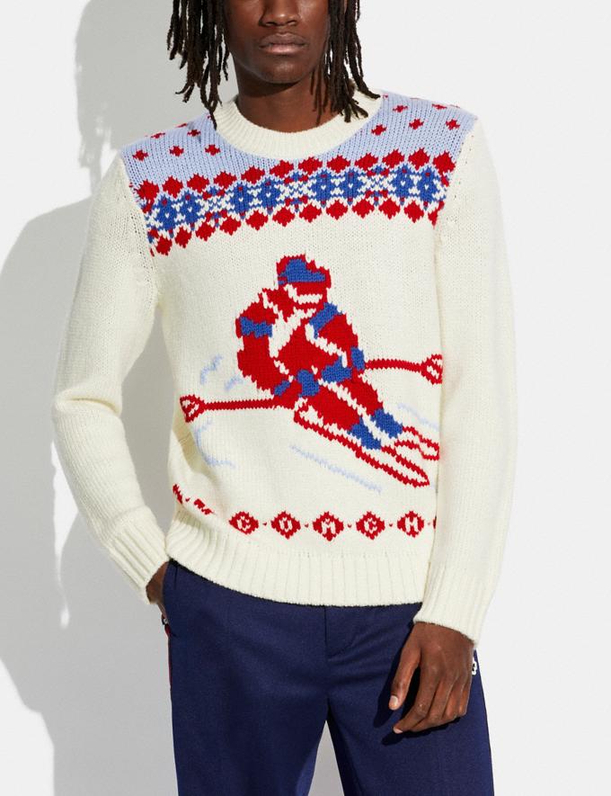 Coach Ski Fair Isle Knit Sweater Cream. Translations 12.1 Retail translations Alternate View 1