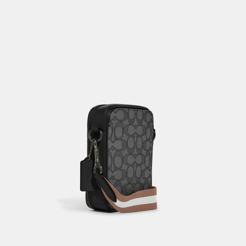 COACH Signature Jacquard Black Crossbody