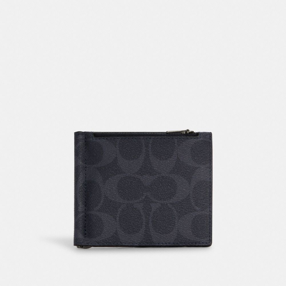 coach mens clip wallet