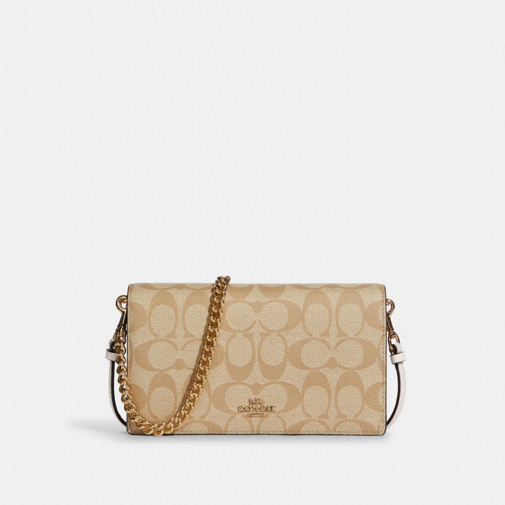 COACH: Bolso de mano y plegable Anna con en lona de