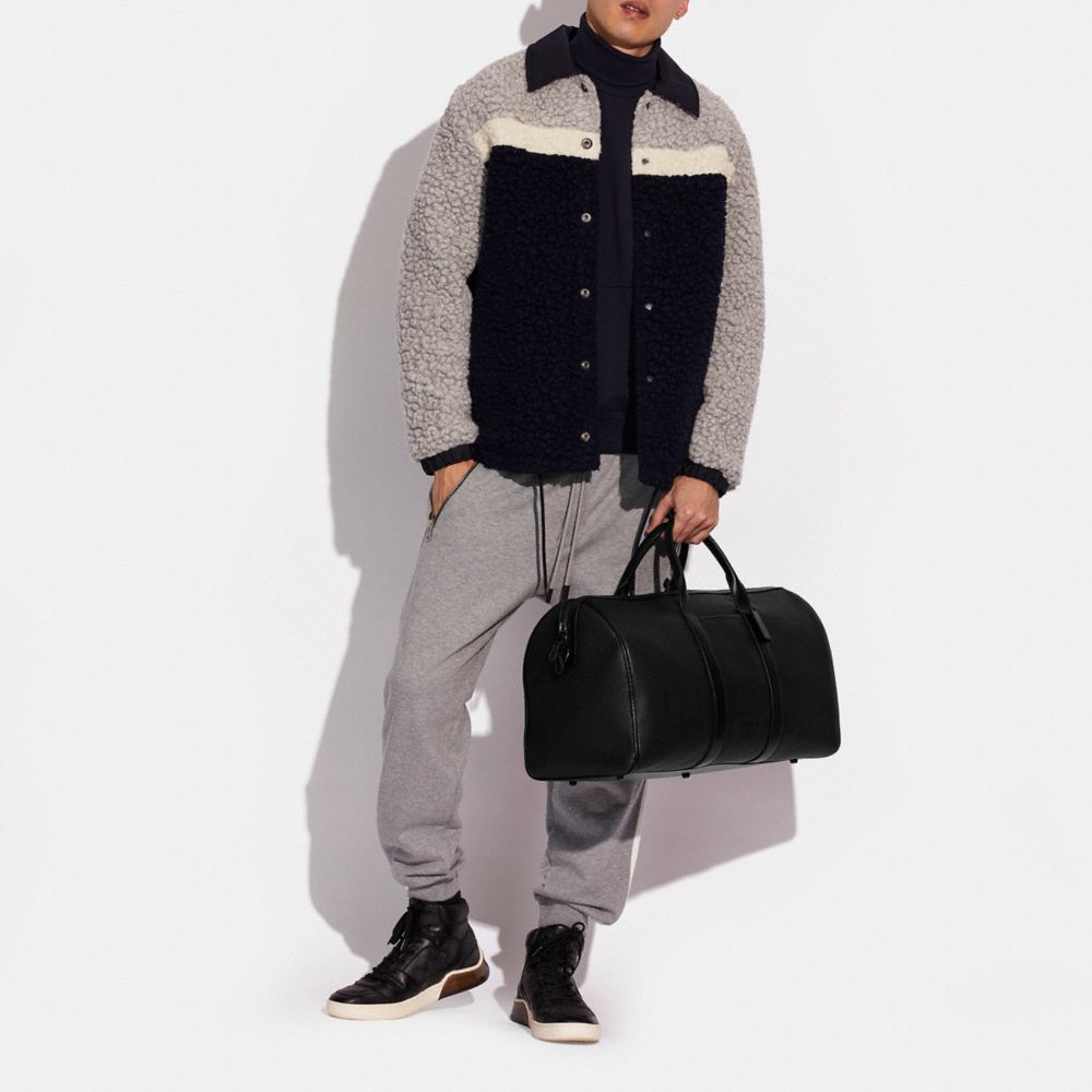 COACH®,GOTHAM DUFFLE,Pebble Leather,,Detail View