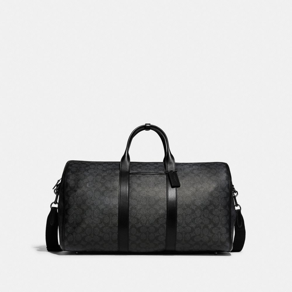 COACH®,GOTHAM DUFFLE IN SIGNATURE CANVAS,Signature Coated Canvas,Large,,Front View