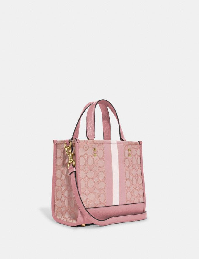 COACH: Dempsey Tote 22 In Signature Jacquard With Stripe And Patch