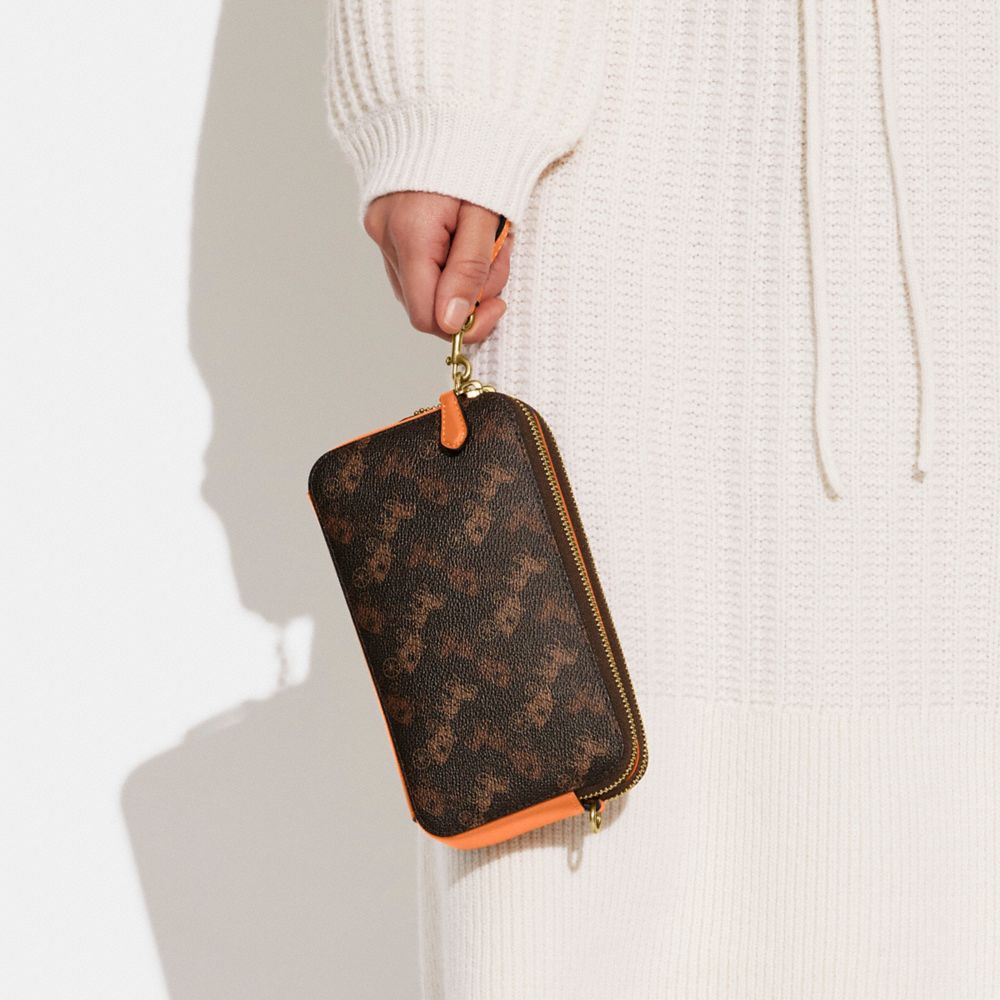 Bolso cruzado Kira estampado de carruaje y caballos