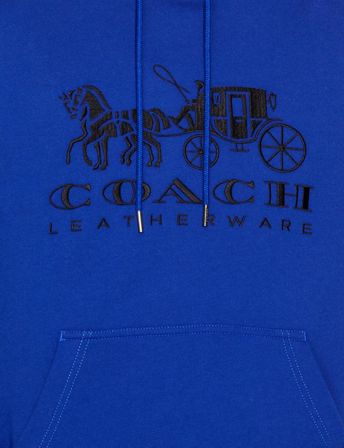 COACH: Evergreen Horse And Carriage Hoodie In Organic Cotton