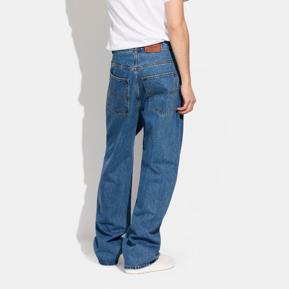COACH Medium Wash Skater Jeans