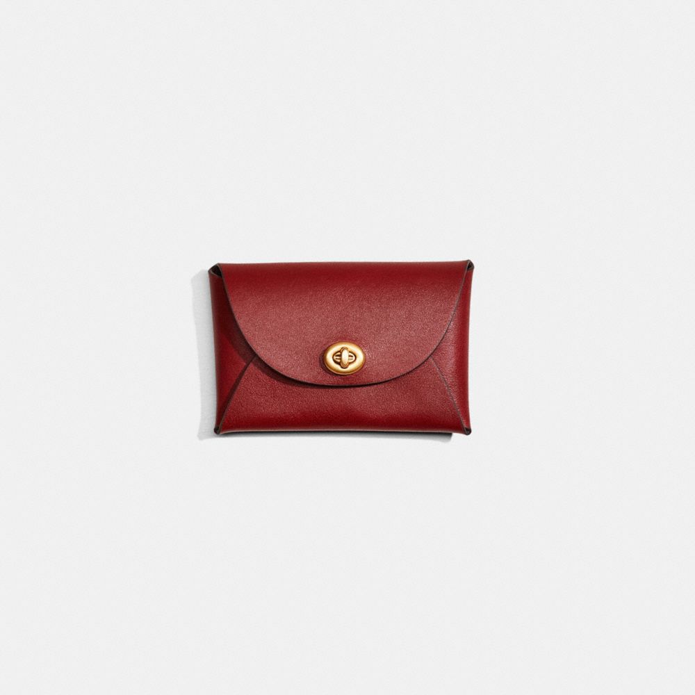 COACH®,REMADE MEDIUM POUCH,Pebble Leather,,Front View