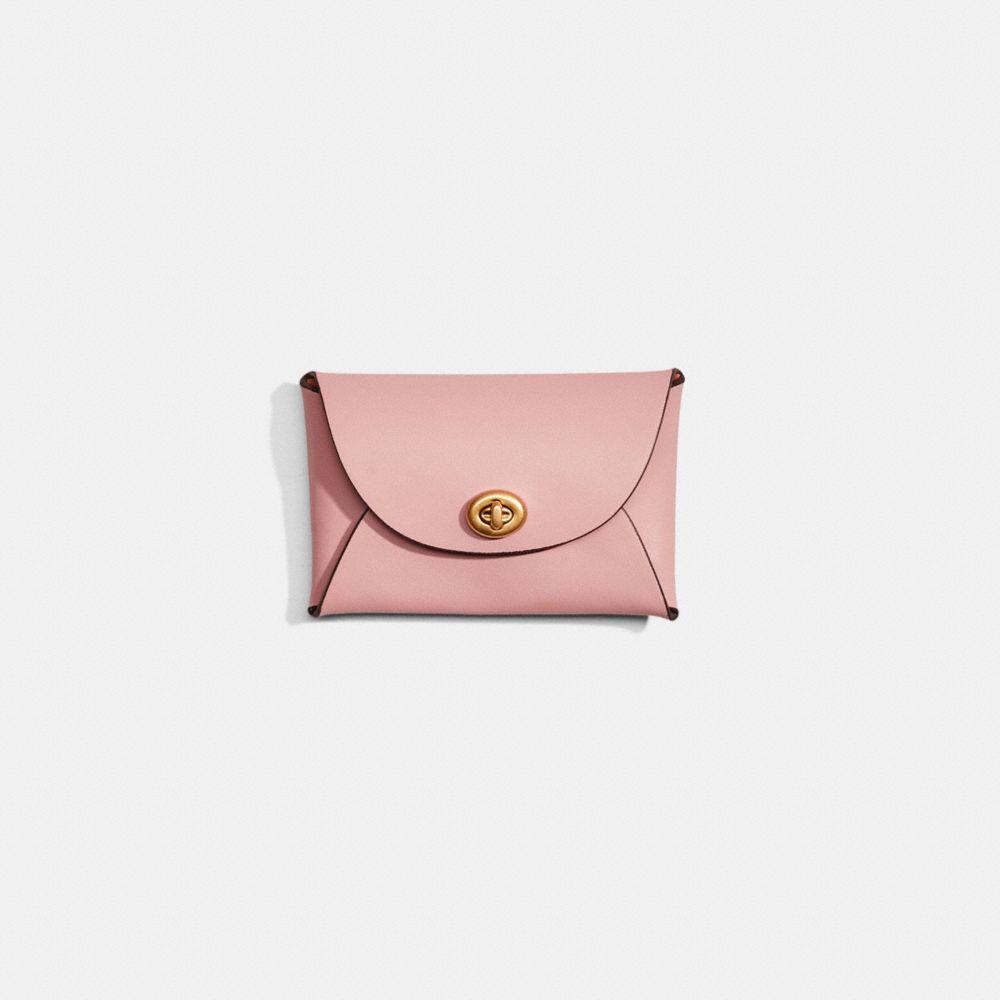 COACH®,REMADE MEDIUM POUCH,Pebble Leather,,Front View