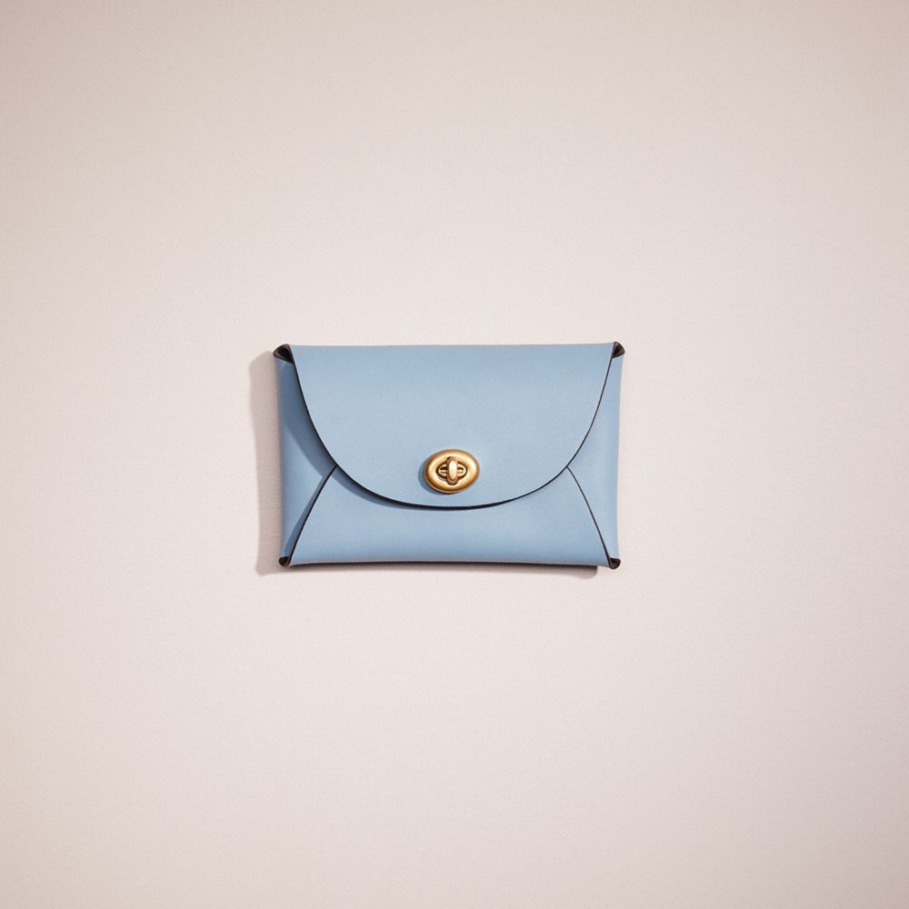 COACH®,REMADE MEDIUM POUCH,Pebble Leather,,Front View