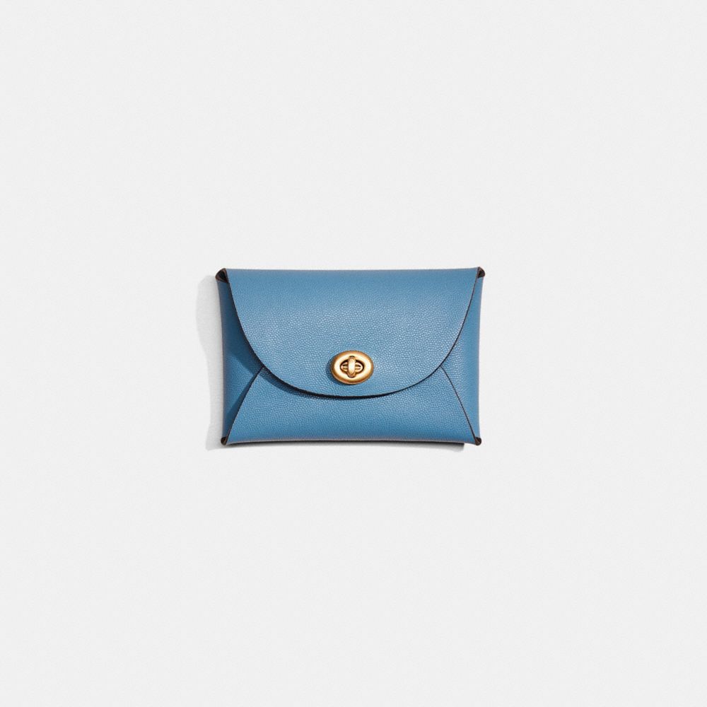 COACH®,REMADE MEDIUM POUCH,Pebble Leather,,Front View