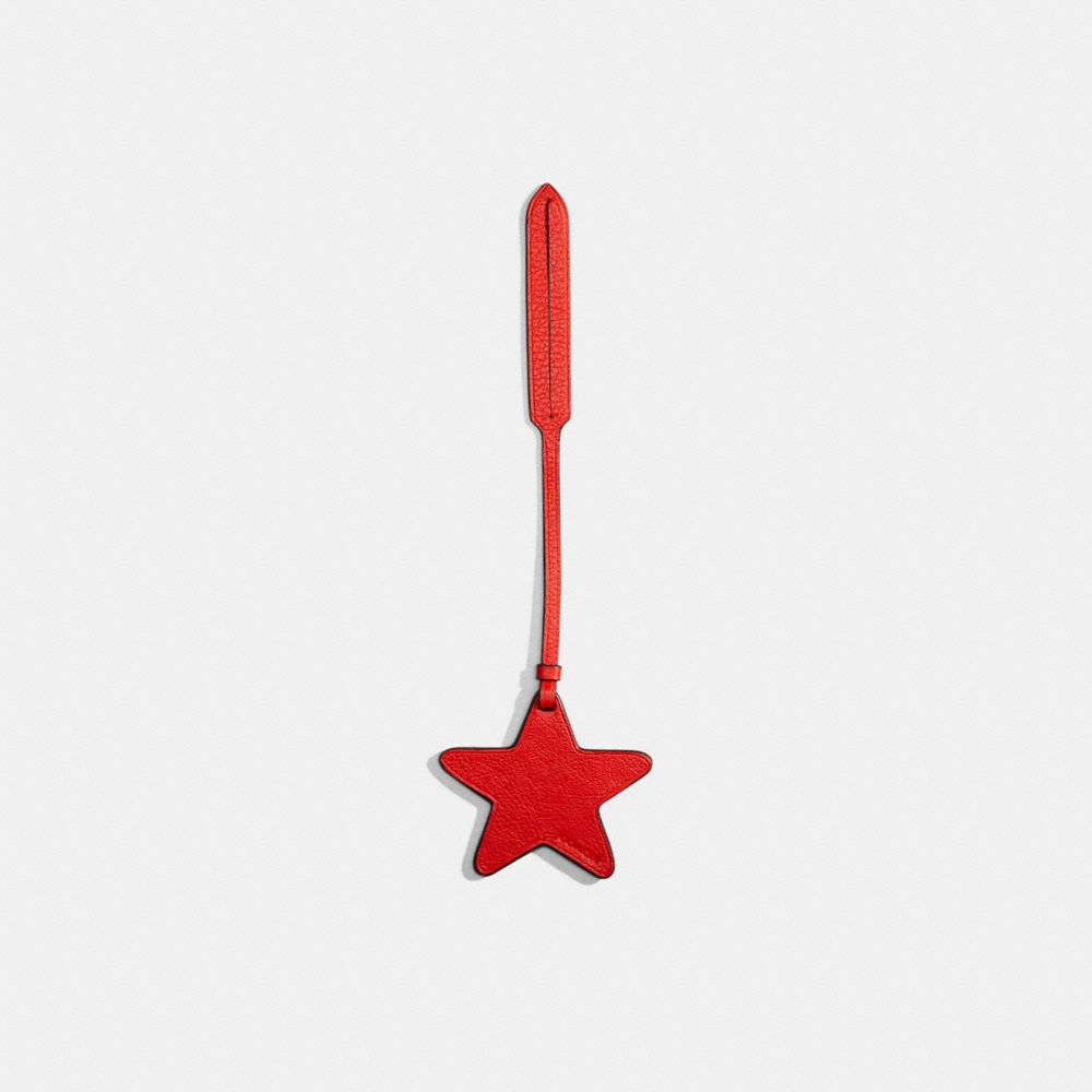 COACH®,Remade Star Bag Charm,Bag Charm,Casual,Red,Front View