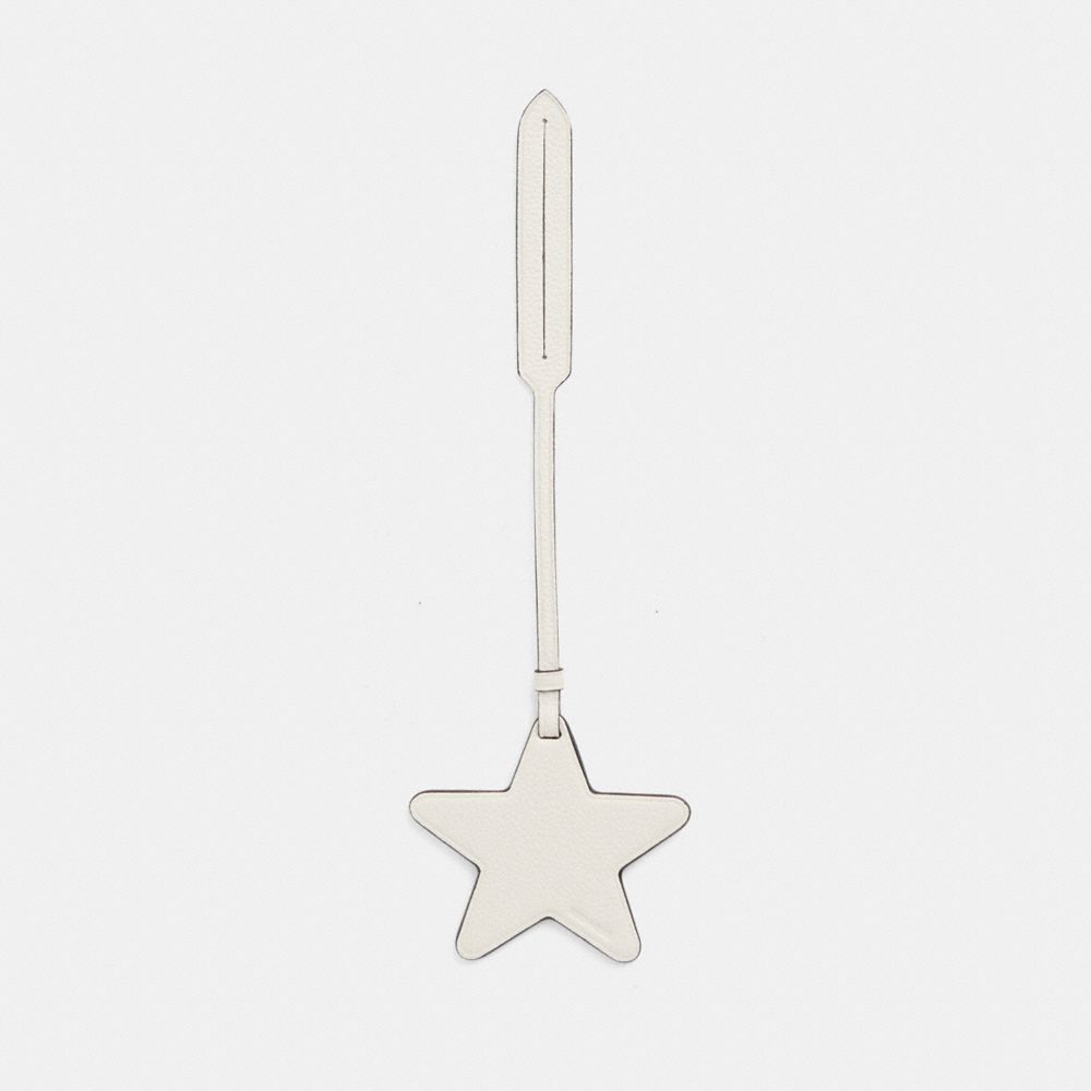 COACH®,Remade Star Bag Charm,Bag Charm,Casual,White,Front View