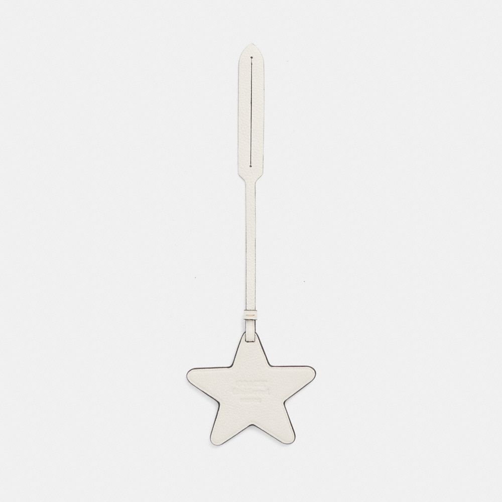 COACH®,Remade Star Bag Charm,Bag Charm,Casual,White,Back View