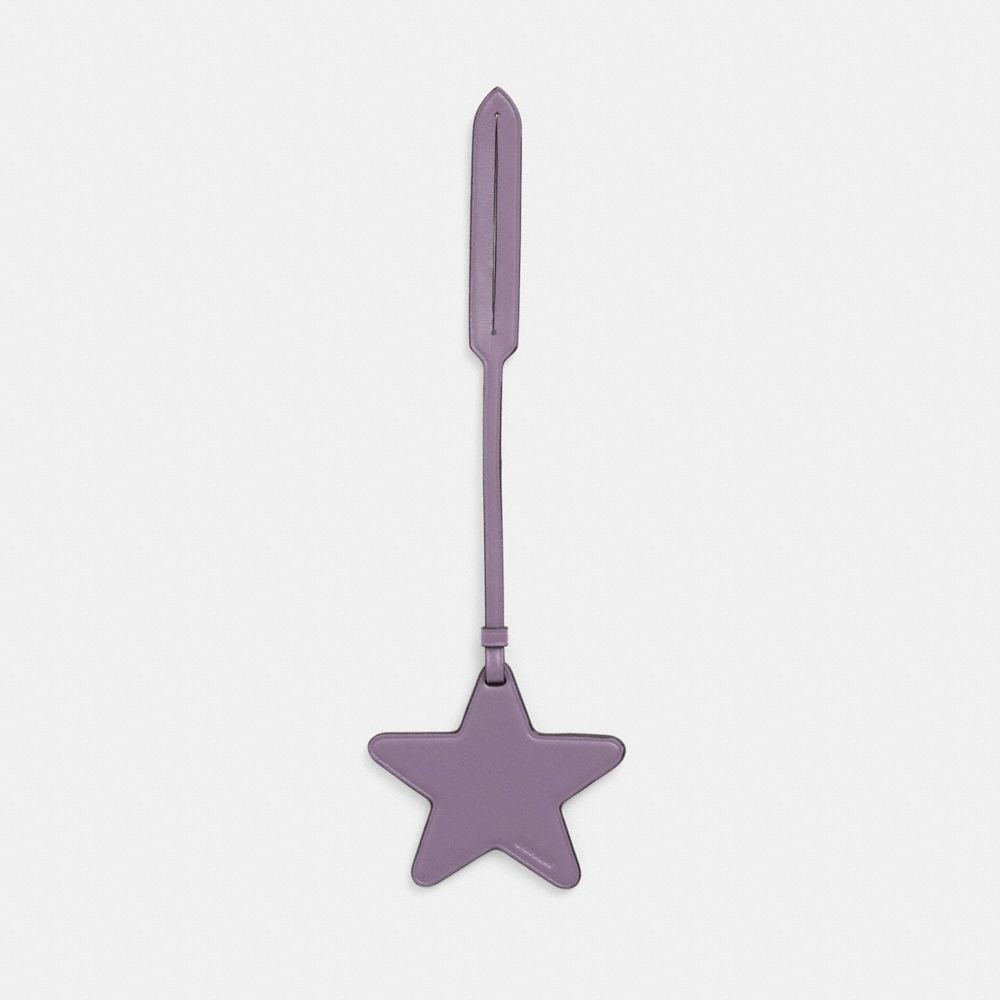 COACH®,Remade Star Bag Charm,Bag Charm,Casual,Purple,Front View