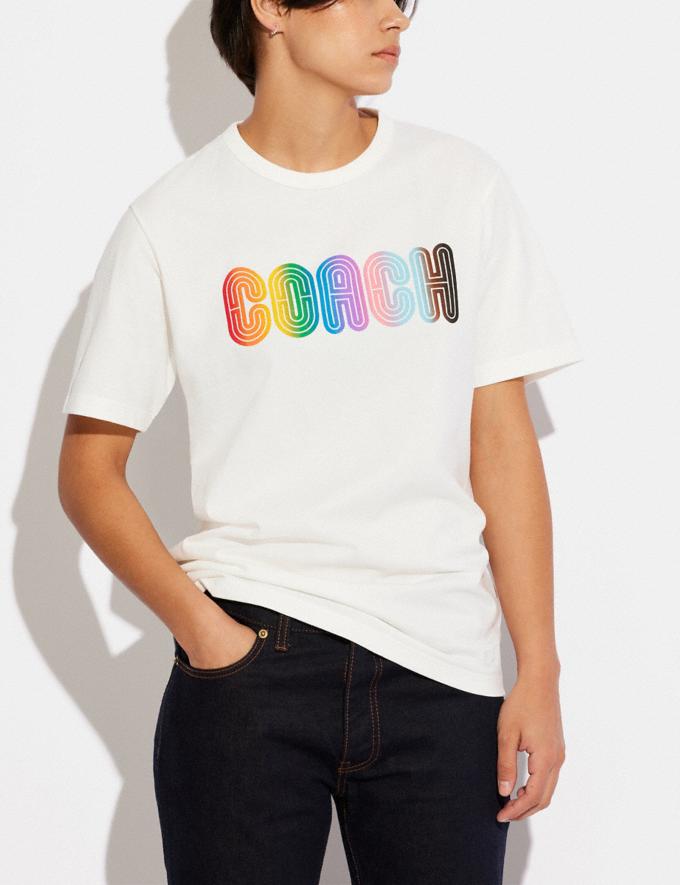 COACH: Rainbow Signature T-shirt