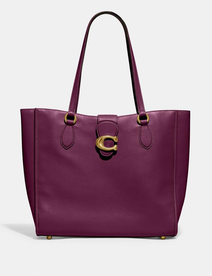 Coach Theo Tote B4/Deep Berry DEFAULT_CATEGORY  