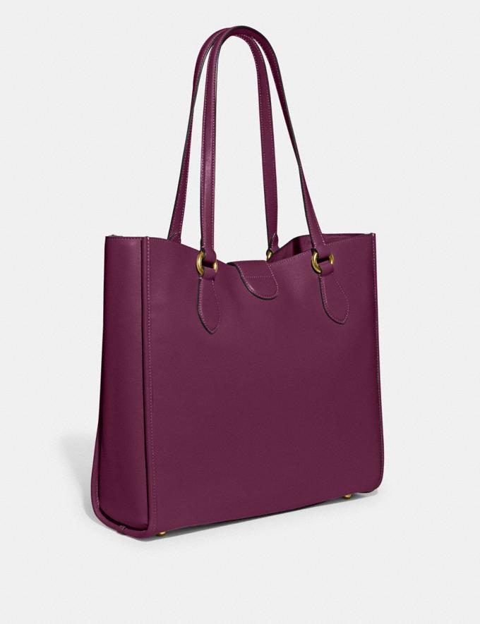 Coach Theo Tote B4/Deep Berry DEFAULT_CATEGORY Alternate View 1