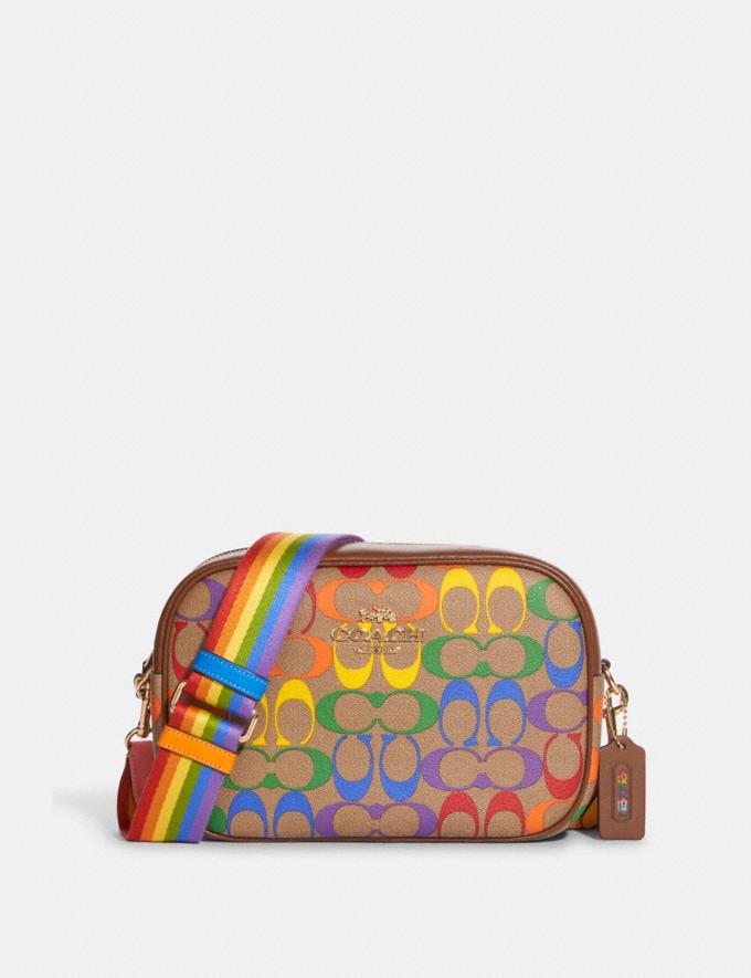 Arriba 49+ imagen coach rainbow purse