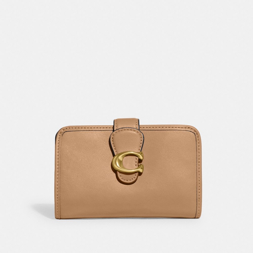 COACH®,TABBY MEDIUM WALLET,Smooth Leather,Mini,,Front View