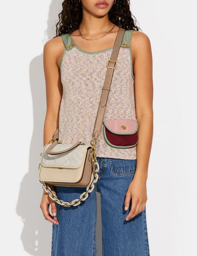 COACH: Rogue Top Handle In Signature Jacquard