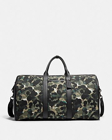 gotham reisetasche aus canvas mit camouflage-print