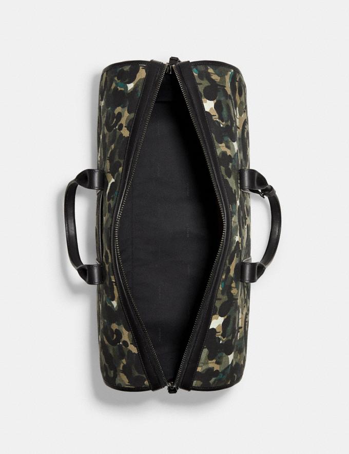 Coach Gotham Duffle in Canvas With Camo Print Green/Blue DEFAULT_CATEGORY Alternate View 3